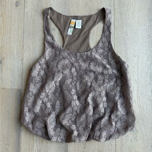 Mimi Chica Lace Racerback Tank
